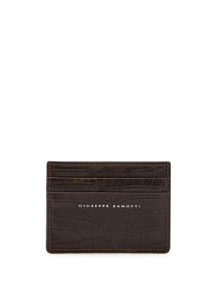 Giuseppe Zanotti Albert Cardholder - Brown