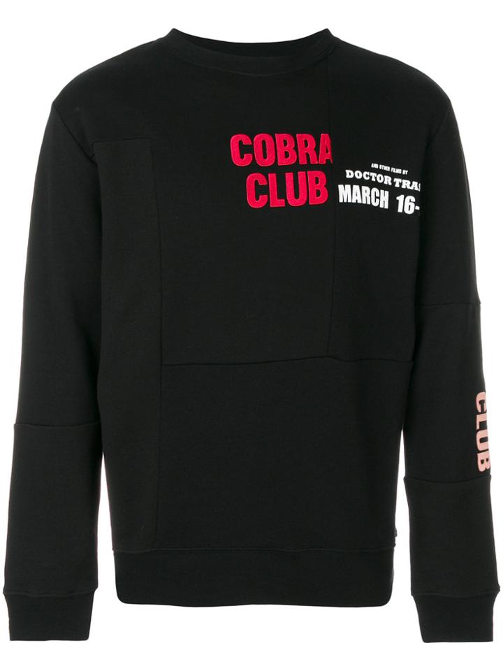 Mcq Alexander Mcqueen Cobra Club Panelled Jumper - Black