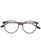 L.g.r Tortoiseshell Round Frame Glasses - Brown