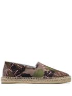 Valentino Valentino Garavani Camouflage Logo Espadrilles - Om0 Army