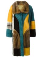 Liska Reversible Fur Coat, Women's, Size: Large, Mink Fur/lamb Fur/sable