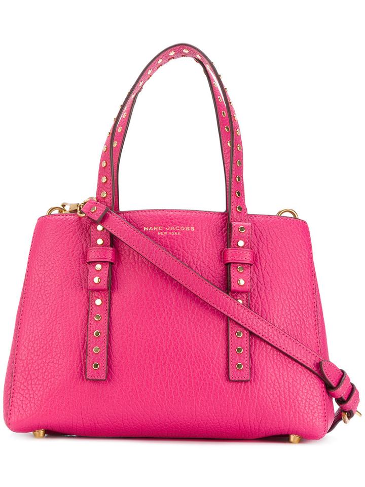 Marc Jacobs - Mini T Tote Bag - Women - Lamb Skin/metal - One Size, Pink/purple, Lamb Skin/metal
