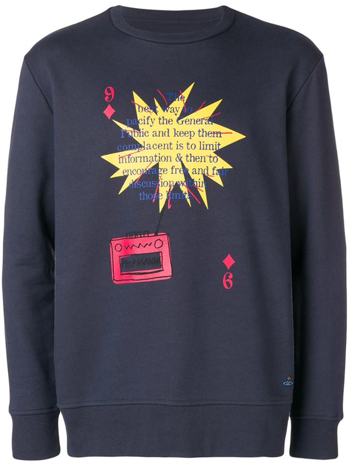 Vivienne Westwood Propaganda Sweatshirt - Blue