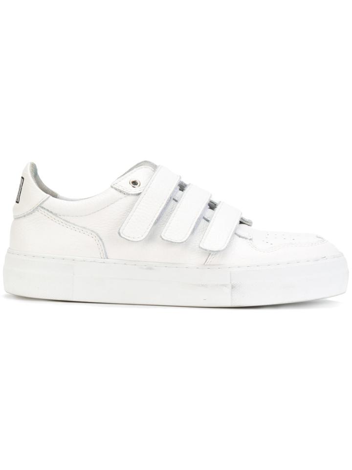Ami Alexandre Mattiussi Touch Fastening Sneakers - White