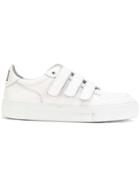 Ami Alexandre Mattiussi Touch Fastening Sneakers - White