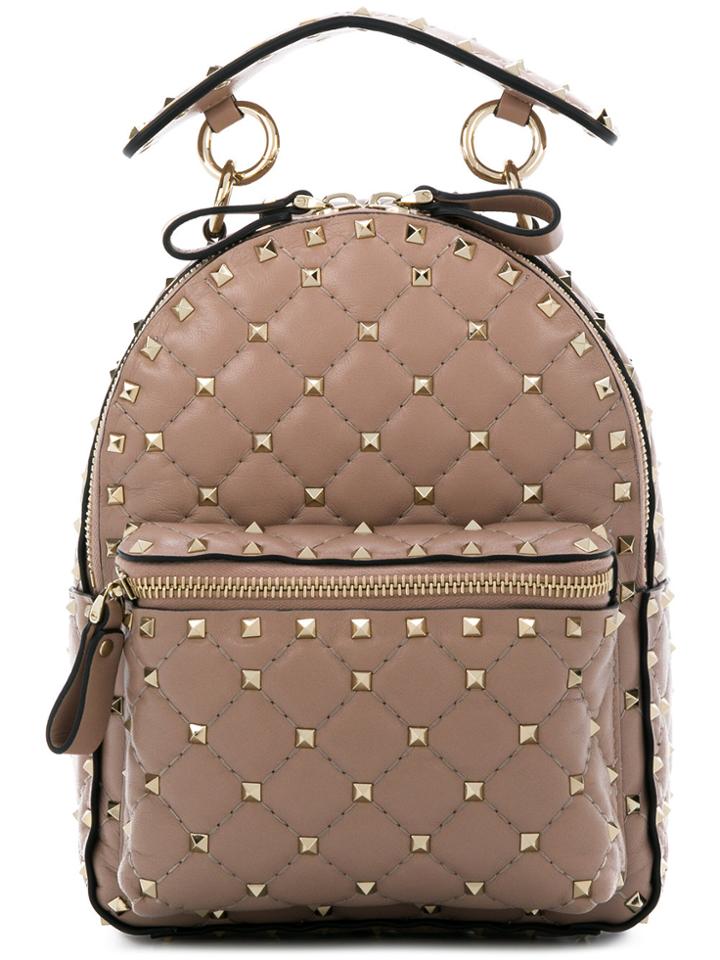 Valentino Valentino Garavani Rockstud Mini Backpack - Nude & Neutrals
