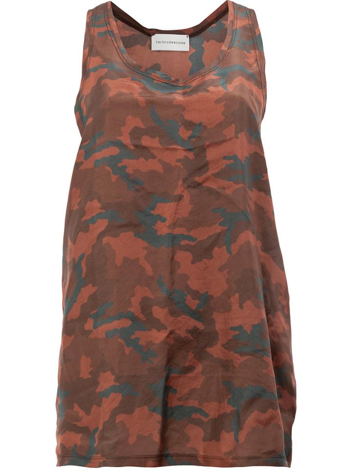 Faith Connexion Camouflage Print Tank - Multicolour
