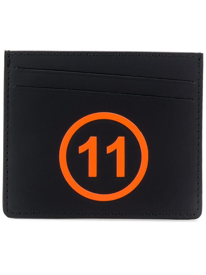 Maison Margiela Logo Embossed Cardholder - Blue