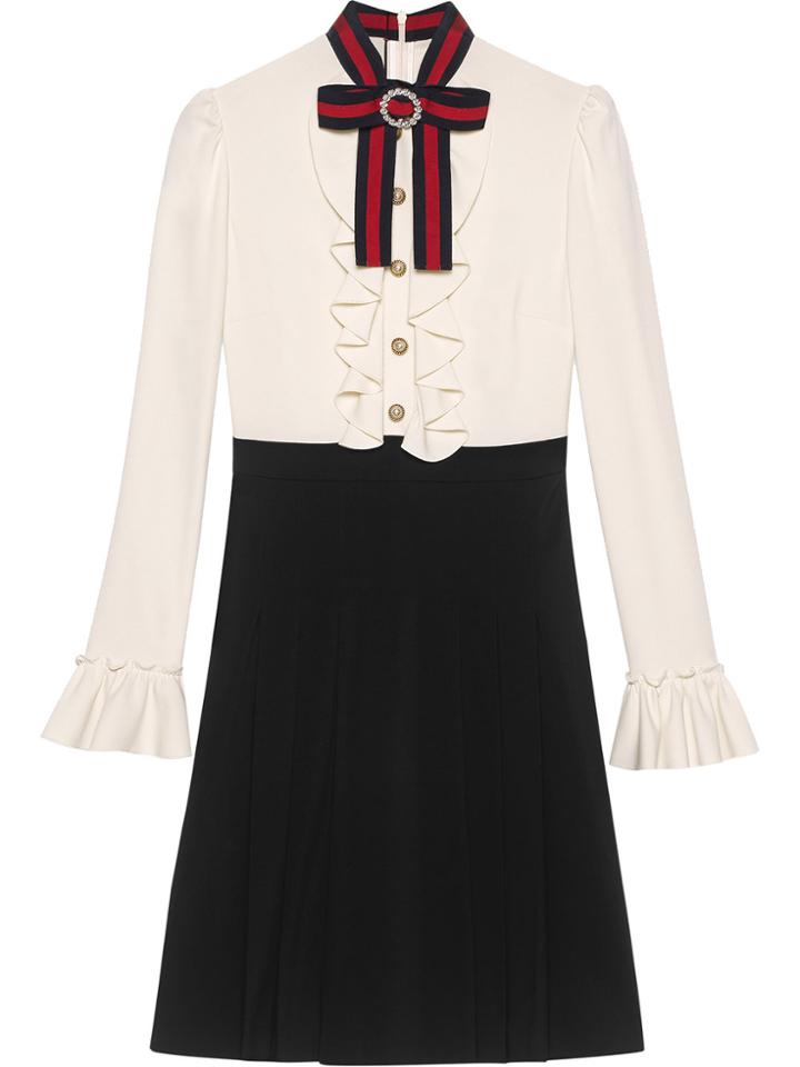 Gucci Viscose Jersey Dress - Nude & Neutrals