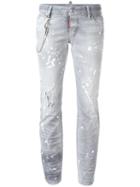 Dsquared2 - Flare Jeans - Women - Cotton/polyester/spandex/elastane - 40, Grey, Cotton/polyester/spandex/elastane