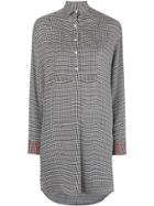Ps By Paul Smith Micro Print Shirt Dress - Black