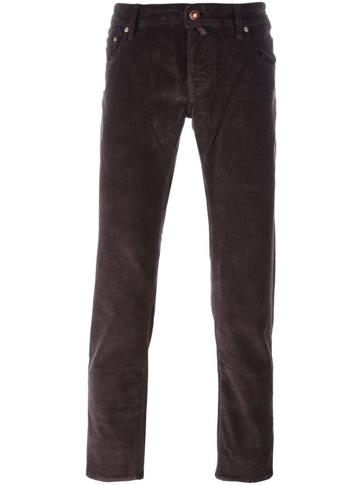 Jacob Cohen Slim-fit Jeans, Men's, Size: 38, Brown, Cotton