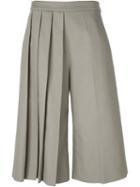 Msgm Pleated Detail Palazzo Trousers