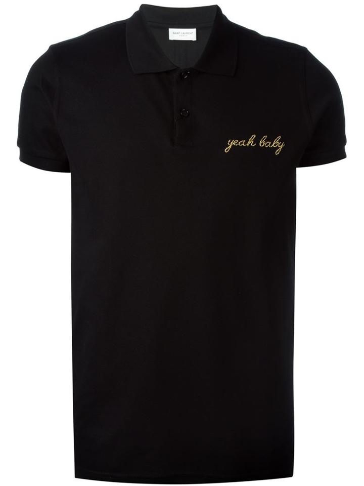 Saint Laurent Yeah Baby Polo Shirt