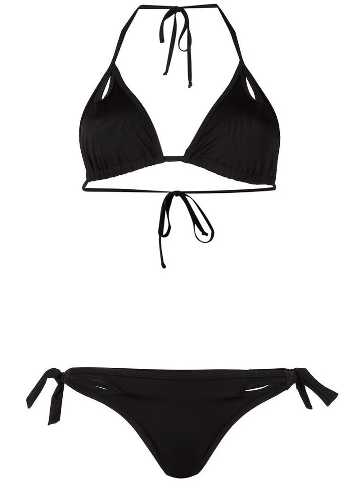 Sumarie 'cara' Brazilian Bikini, Women's, Size: Large, Black, Spandex/elastane
