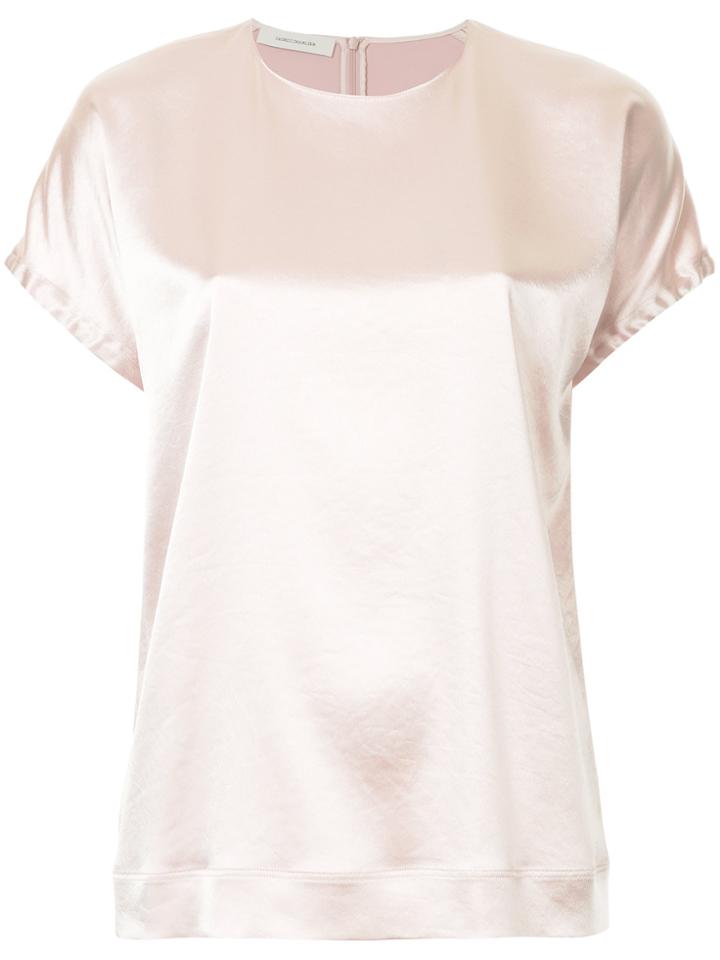 Cedric Charlier Chic Design Blouse - Pink & Purple