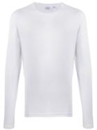 Aspesi Long-sleeved Plain T-shirt - White