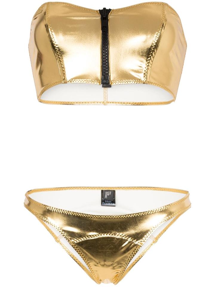 Lisa Marie Fernandez Leigh Pvc Bikini - Metallic