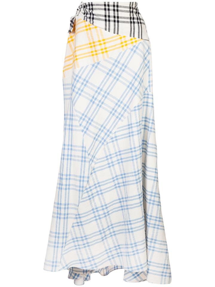 Rosie Assoulin Cut And Paste Skirt - White
