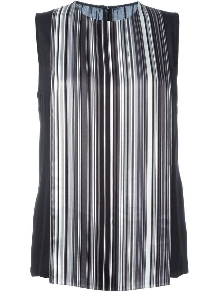 Edun Sleeveless Top With A Striped Pattern
