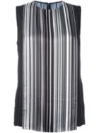 Edun Sleeveless Top With A Striped Pattern