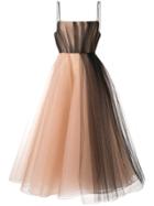 Alex Perry Lovell Tulle Dress - Black