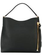 Tom Ford Alix Large Hobo Tote Bag - Black