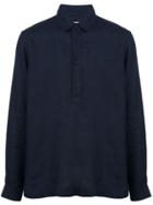Orlebar Brown Longsleeved Shirt - Blue