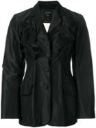 Jean Paul Gaultier Pre-owned 1991 Leaf Appliqué Jacket - Black