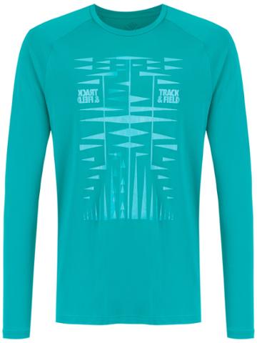 Track & Field Spaces Long Sleeved T-shirt - Blue