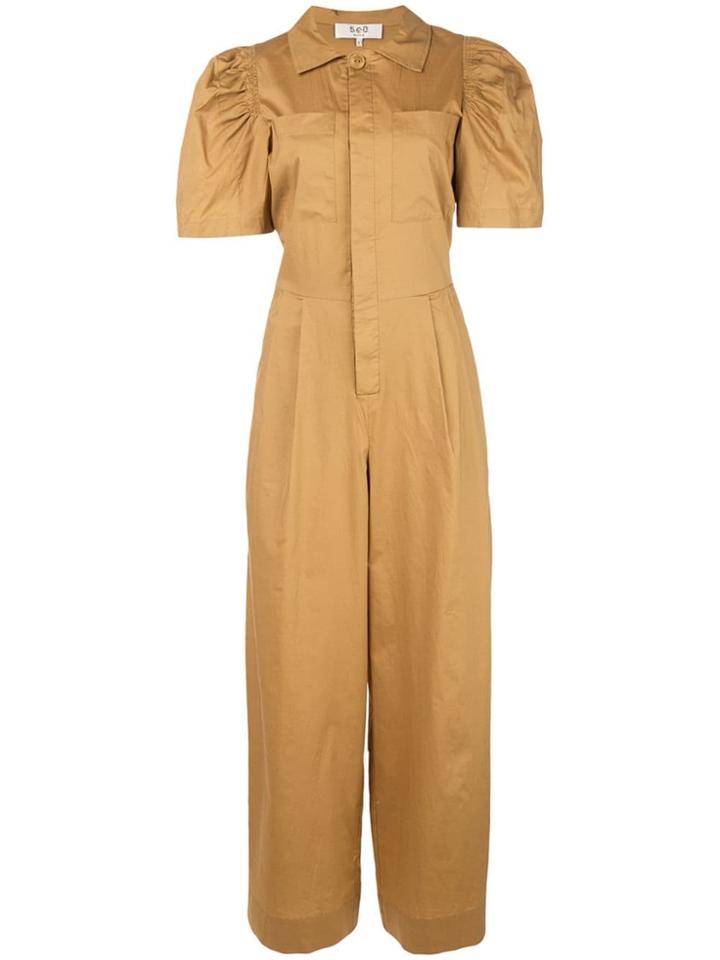 Sea Sienna Jumpsuit - Brown