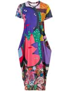 Comme Des Garçons Printed Dress - Multicolour