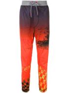 À La Garçonne + Olk Printed Track Trousers - Multicolour