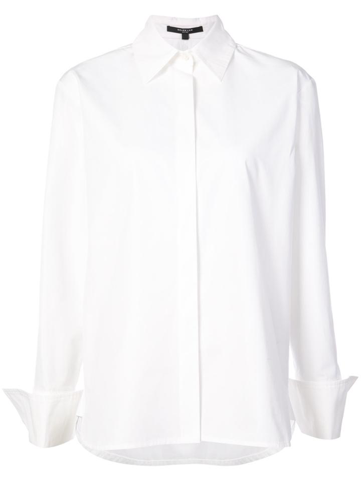 Derek Lam Long Sleeve Oversized Button-down Shirt - White