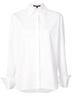 Derek Lam Long Sleeve Oversized Button-down Shirt - White