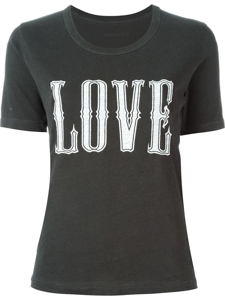 Zadig & Voltaire 'walk' Overdyed T-shirt