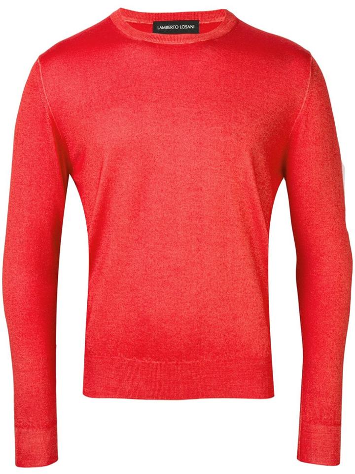Lamberto Losani Cashmere Pullover - Red