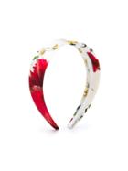 Dolce & Gabbana Kids Flower Print Headband, Girl's, White