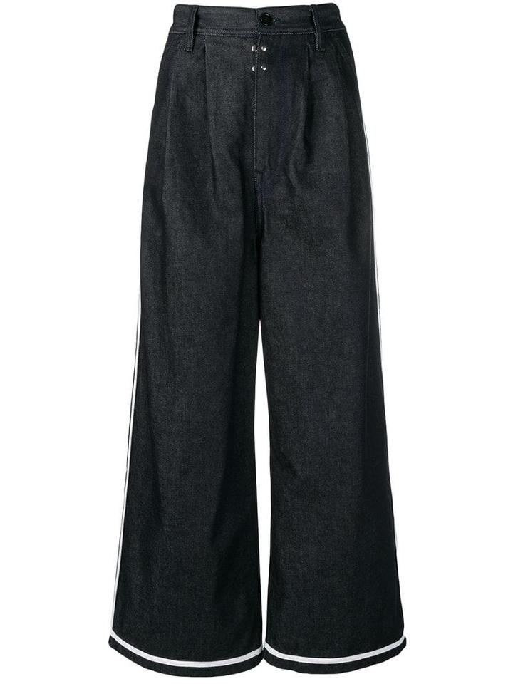 Mm6 Maison Margiela Wide-leg Denim Jeans - Blue