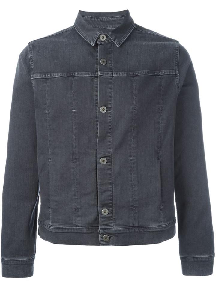 Natural Selection 'wells' Denim Jacket, Men's, Size: Xl, Grey, Cotton/spandex/elastane
