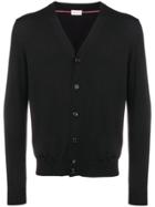 Moncler Long Sleeve Cardigan - Black