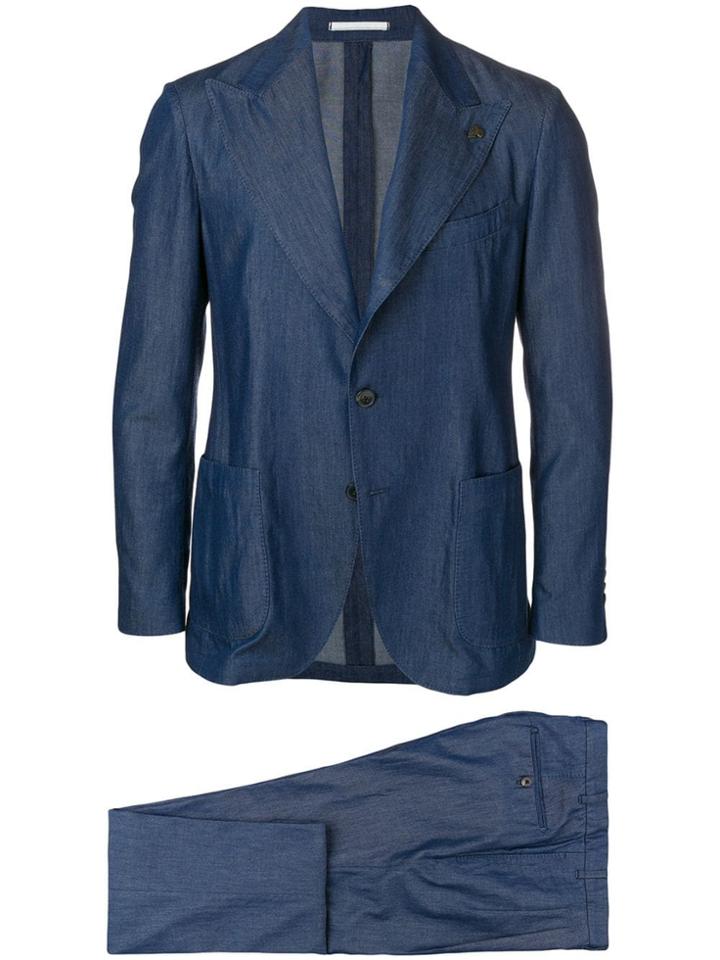 Gabriele Pasini Two-piece Denim Suit - Blue