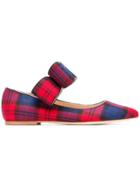 Polly Plume Bonnie Bow Ballerina Shoes - Blue