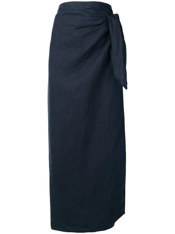 Jil Sander Vintage Tied Knot Skirt - Blue