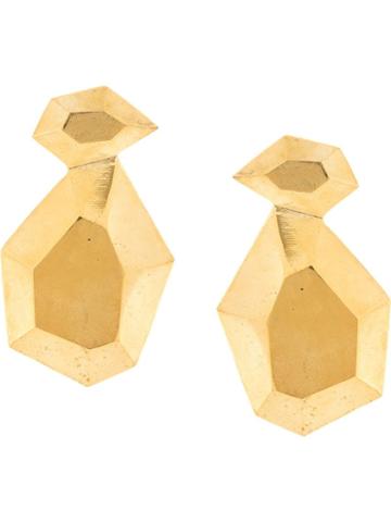 Natia X Lako Stone Earrings - Gold