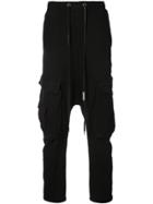 Army Of Me Loose Drop Crotch Trousers - Black