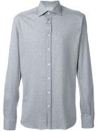 Hackett Patterned Shirt, Men's, Size: Medium, Grey, Cotton