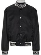Dolce & Gabbana Black Logo Bomber Jacket