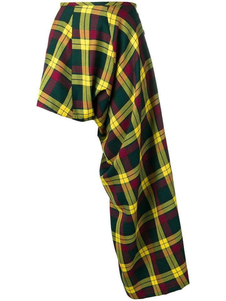Comme Des Garçons Vintage Unstructured Asymmetric Skirt - Yellow