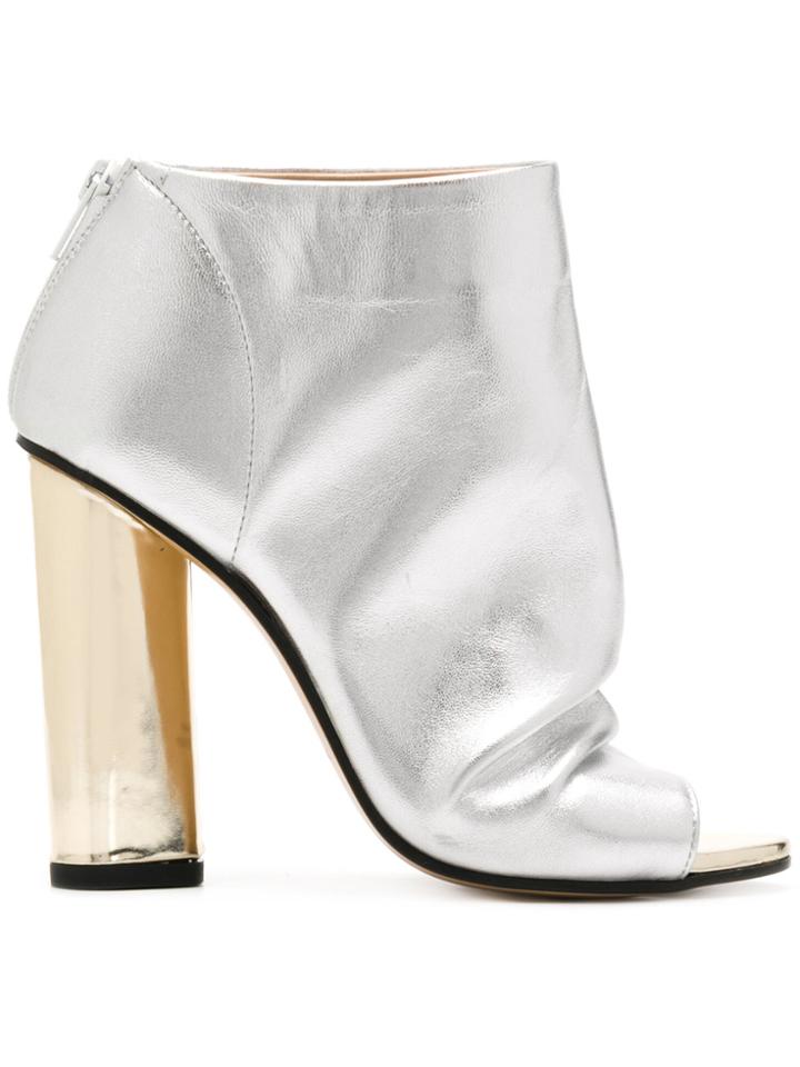 Marc Ellis Open Toe Boots - Metallic